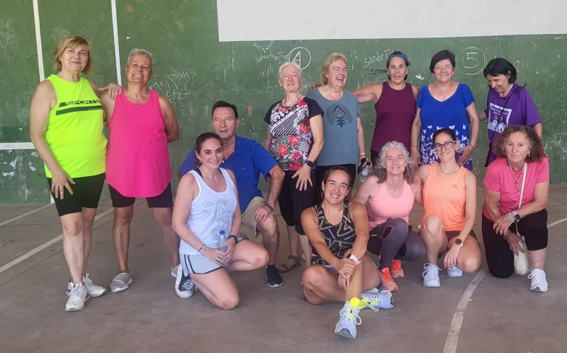 Clase de Zumba en Blesa.