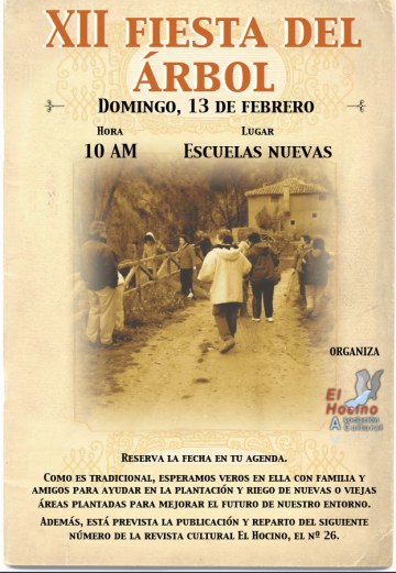 Cartel día del árbol 2011 en Blesa
