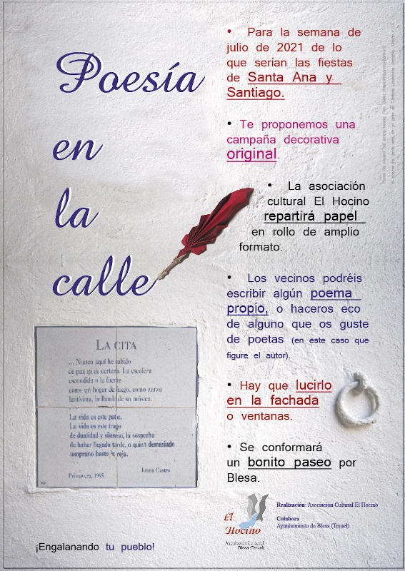 Poesía en la calle