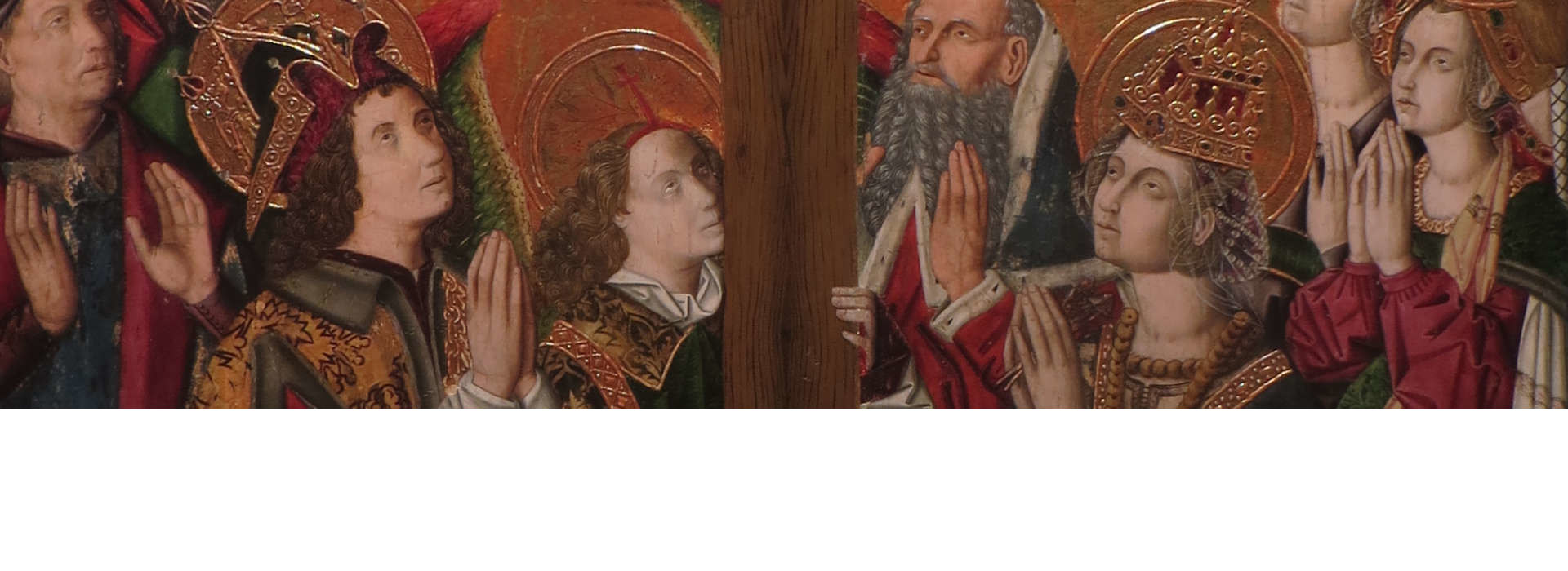 El retablo gótico de Blesa, reproducido fotográficamente a tamaño natural en Blesa 