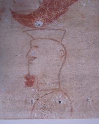 Grafitis de la guerra civil en Blesa (Teruel)