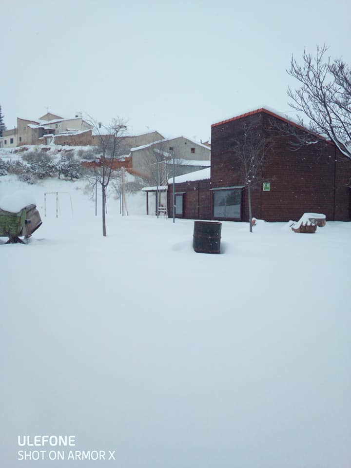 Blesa, nevada el 9 de enero de 2021. Foto N. Ghimpu