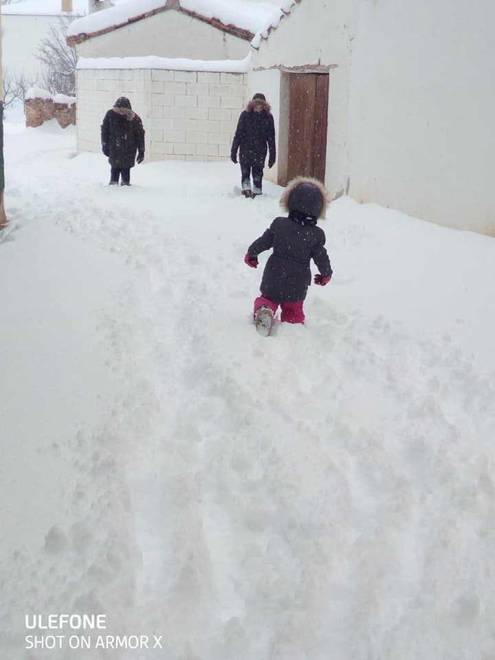 Blesa, nevada el 9 de enero de 2021. Foto N. Ghimpu