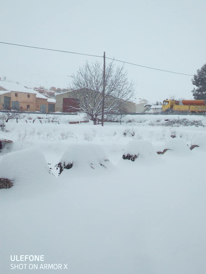Blesa, nevada el 9 de enero de 2021. Foto N. Ghimpu