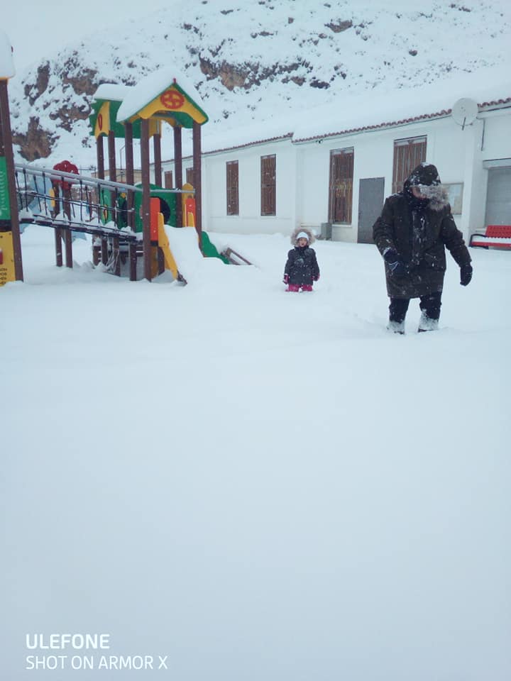 Blesa, nevada el 9 de enero de 2021. Foto N. Ghimpu