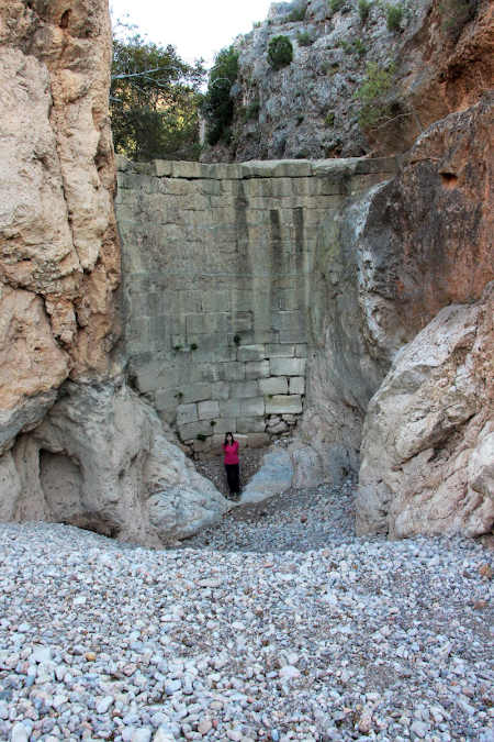 Azud del Galindo, río Aguasvivas (Blesa, Teruel)