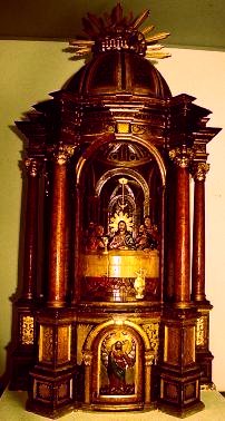Expositor de La Almunia, en su museo diocesano, obra de S. González