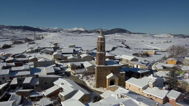Loscos, nevada del 9 de enero de 2021. Foto Antonio Gendive