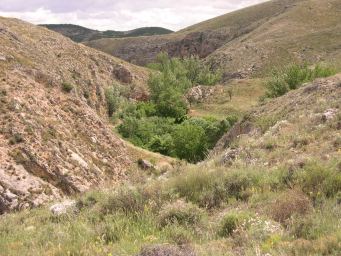 Aspecto del paraje de Las Hoces y el Molinar