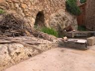 Trazado original de la acequia molinar, y boca de salida de la subterránea definitiva