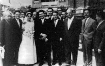 Boda de Raimundo, con sus amigos de tertulia