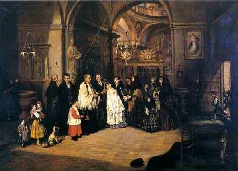 El bautizo, 1830