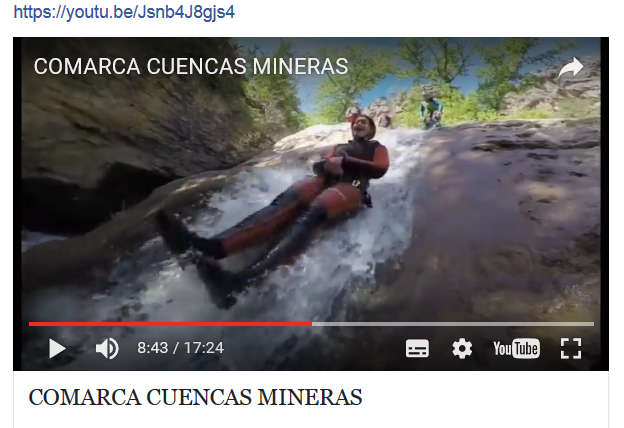 barranquismo en Aragón: comarca de Cuencas Mineras