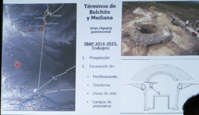 Charla sobre arqueología, Mediana de Aragón en la guerra civil (Zaragoza). 2 de diciembre de 2023