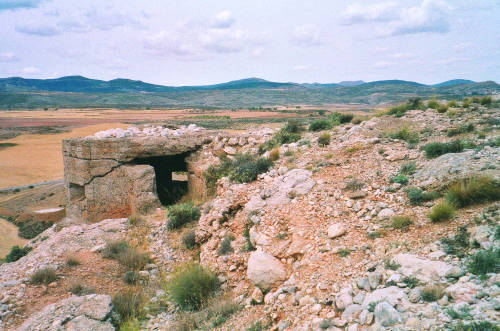 Casamata en el cabezo de Otón