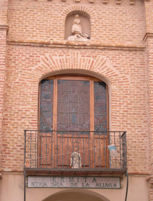 Arco de la virgen de la Aliaga en Muniesa.