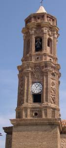 Torre de la iglesia de Alcaine